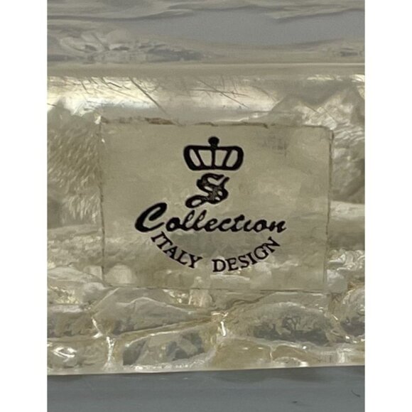 Vintage Deer Fawn Etched Sculpture Block Clear Lucite Acrylic Plastic Collection - Picture 12 of 13